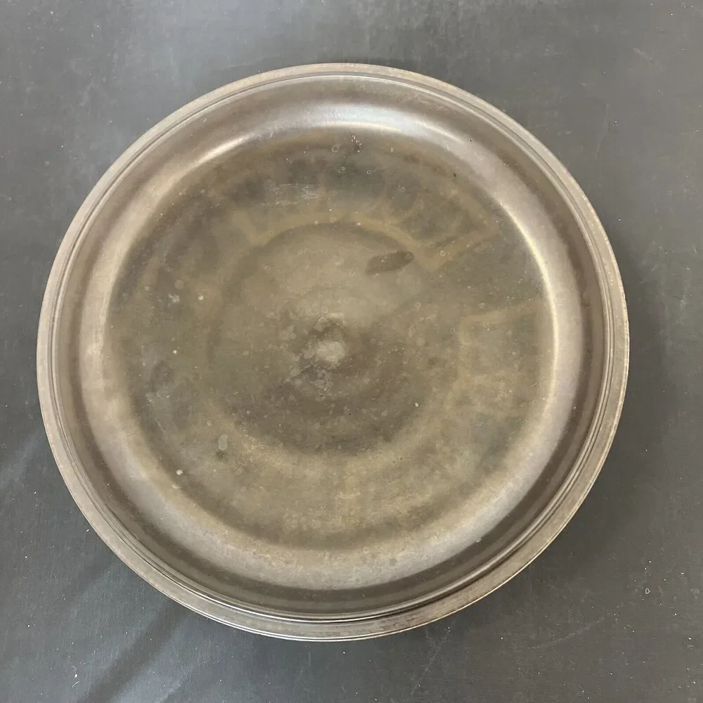 Fire King Georges Briard Gold & Black Medallion Casserole Lid ONLY Replacement